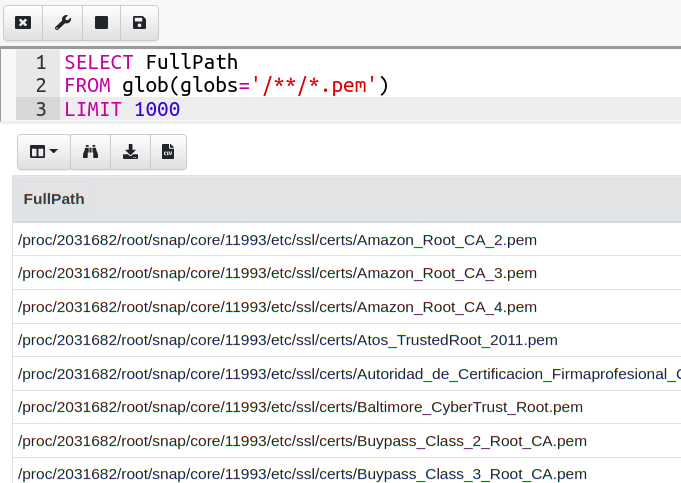 Recursing through the /proc filesystem