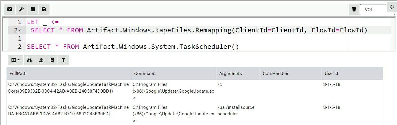 Automating the remapping steps