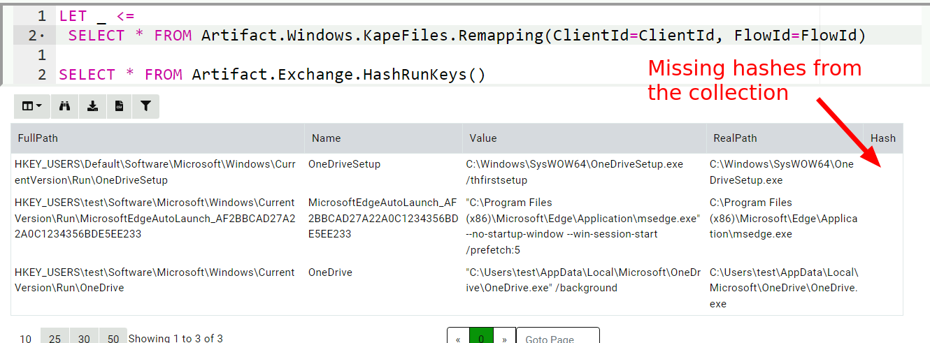 Mapping to the triage bundle may miss crucial details