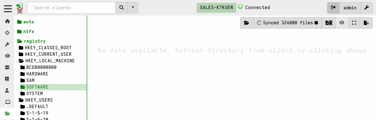 Recursive listing a remote directory