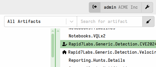 custom artifact masking the inherited one