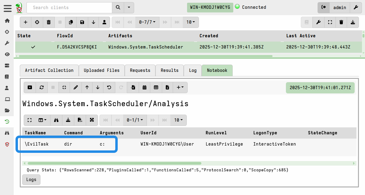 Collecting Scheduled tasks