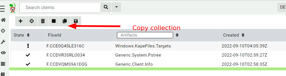 Copying the collection